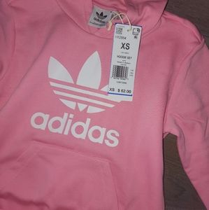 Adidas hoodie set bliss pink 7-8y Xs